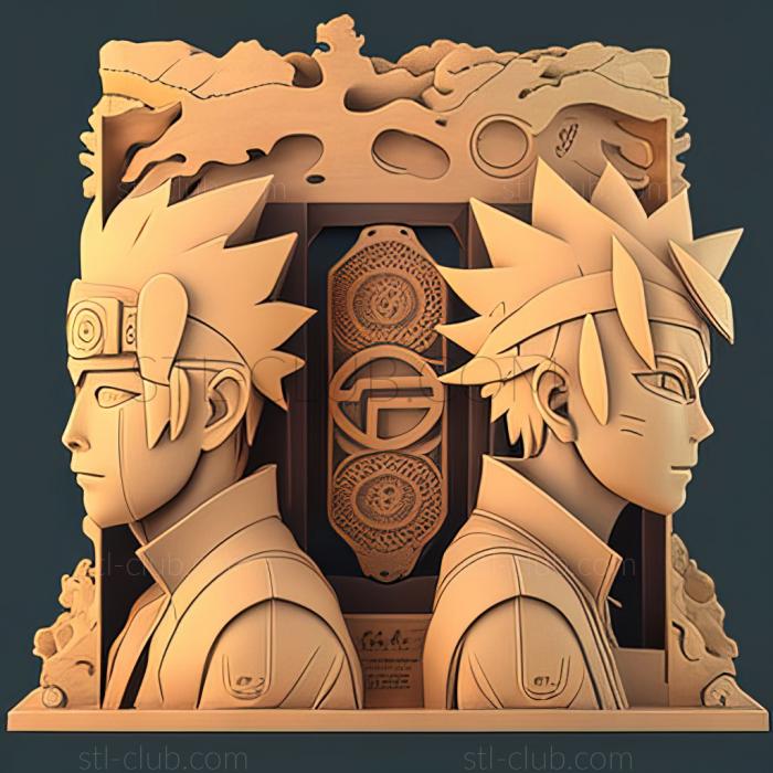 3D model st Naruto Shippuden Ultimate Ninja Storm 4  Road to Boruto gam (STL)